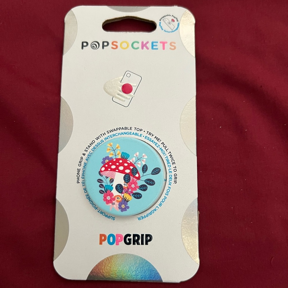 NWT Mushroom Pop Grip